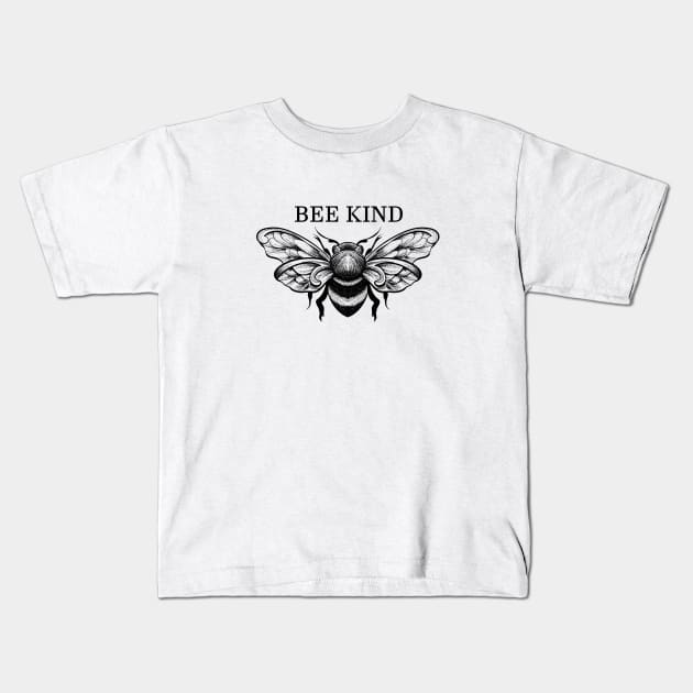 BEE KIND Kids T-Shirt by MAYRAREINART